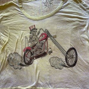 Chaser T-shirt Grateful Dead graphic yellow Size Small